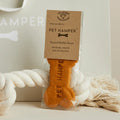 Bone-shaped peanut butter dog treat in Pet Hamper branded packaging, Life of Riley