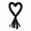 Muttsie Rope Heart - Black