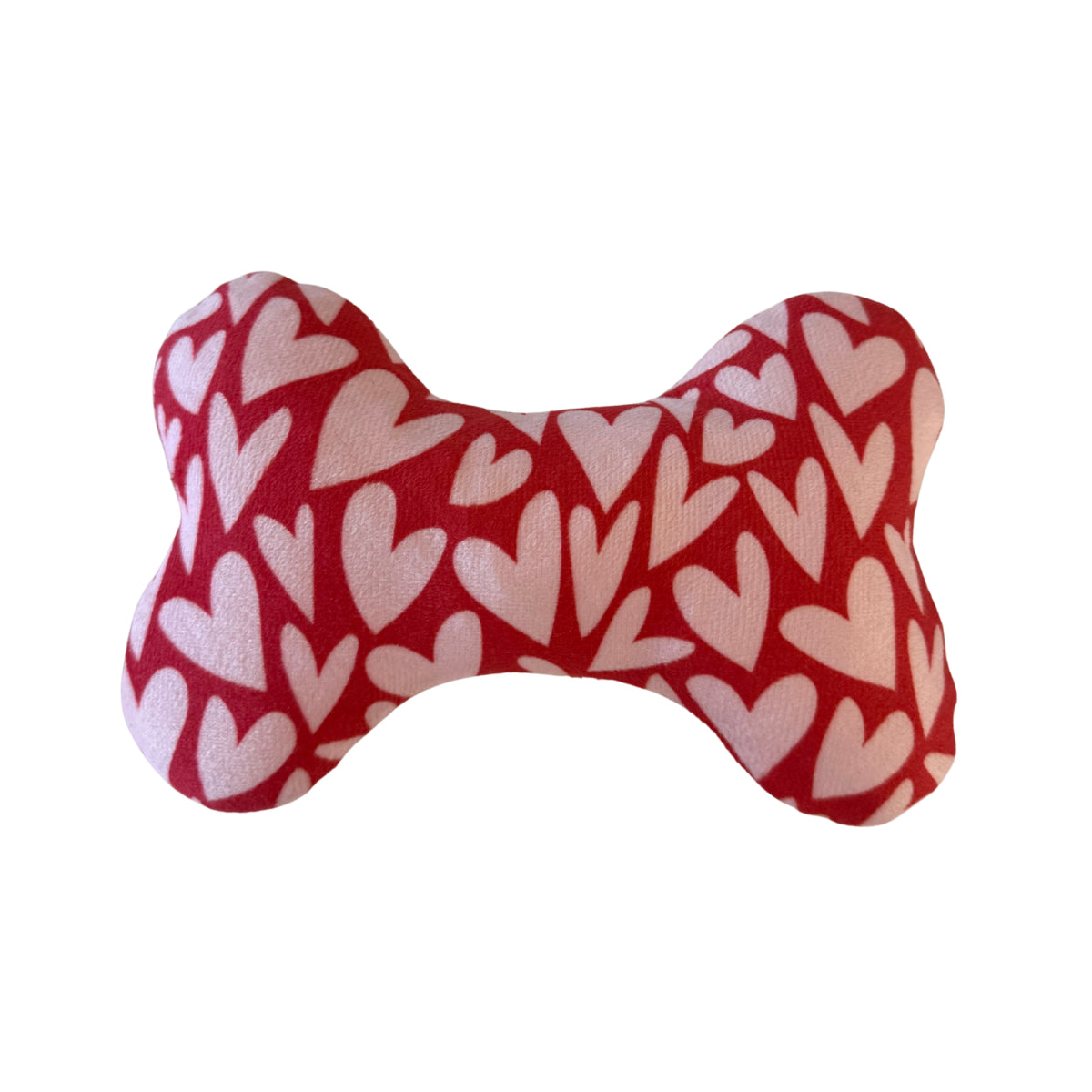 Plush Heart Dog toy