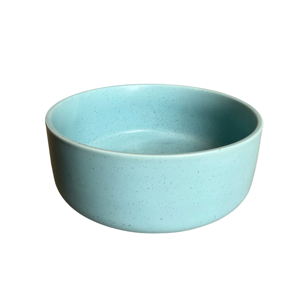 Speckled Duck Egg Blue Ceramic Bowl -Large