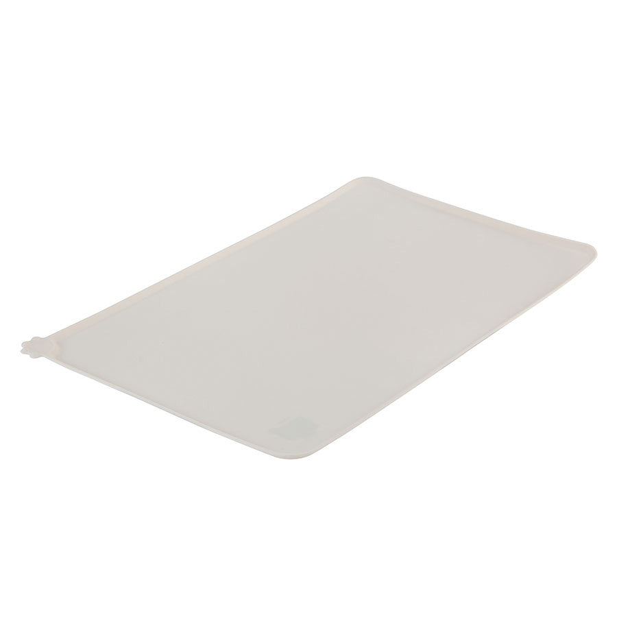 Cream Silicone Feeding Mat - 48cm x 30cm