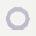 Lavender purple rubber decagon ring dog chew toy, maxbone