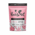 Pink Pooch and Mutt turkey and hemp calming dog treats pouch