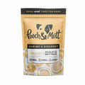 Gold Pooch and Mutt shrimp and coconut skin and coat dog treats pouch