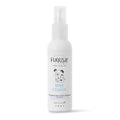 White spray bottle of Furrish Baby Powder scented dog cologne