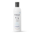 White bottle of Furrish Baby Powder scented dog shampoo
