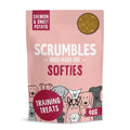 Pink Scrumbles Softies salmon and sweet potato dog training treats pouch