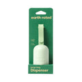 Green box with mint green poop bag dispenser and strap, Earth Rated