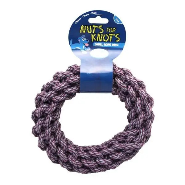 Nuts for Knots Small Ring -Purple