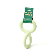 Earth Rated - Natural rubber Tug Toy - Small Mint