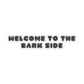Fur Elise 'Welcome to the Bark Side' pun sticker