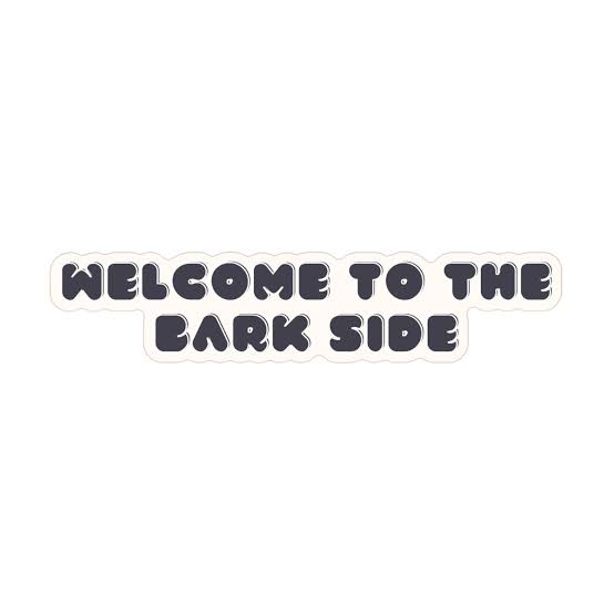 Fur Elise 'Welcome to the Bark Side' pun sticker